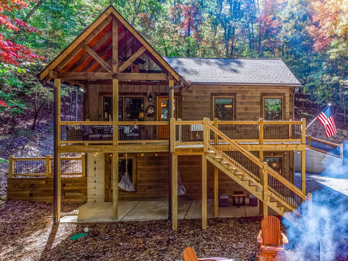 Brand New Build Luxury Mountain Chalet With Hot Tub, Pool, Game Room, Premium Features Ellijay Exterior foto