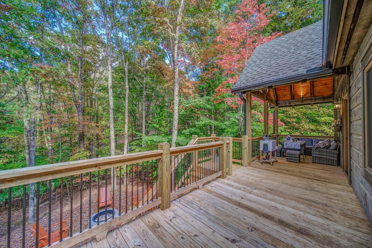 Brand New Build Luxury Mountain Chalet With Hot Tub, Pool, Game Room, Premium Features Ellijay Exterior foto