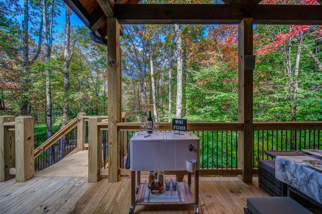 Brand New Build Luxury Mountain Chalet With Hot Tub, Pool, Game Room, Premium Features Ellijay Exterior foto